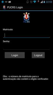 Emulate Android APK PUCRS Portal Login Emulate Android APK PUCRS Portal Login