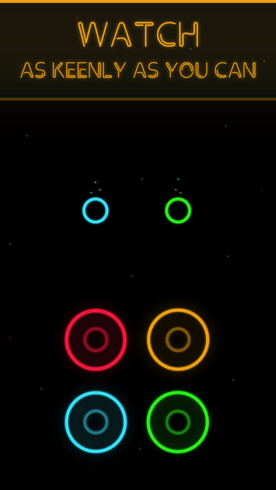 Emulate iPhone app Pudi - A Color Matching Game using MyAndroid