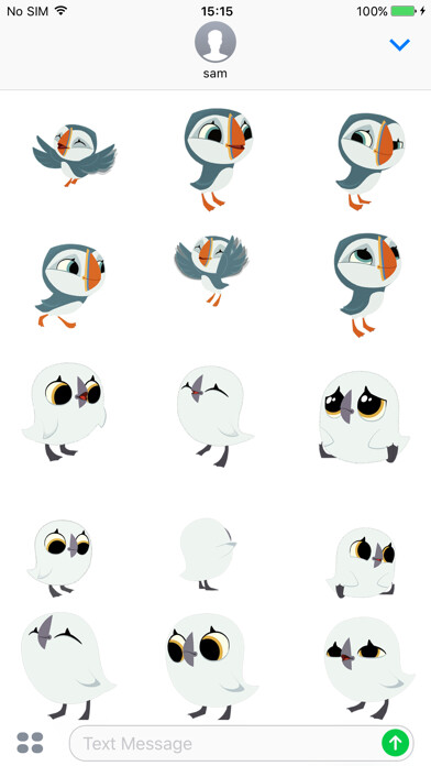 Emulate iPhone app Puffin Rock Stickers using MyAndroid Emulate iPhone app Puffin Rock Stickers using MyAndroid