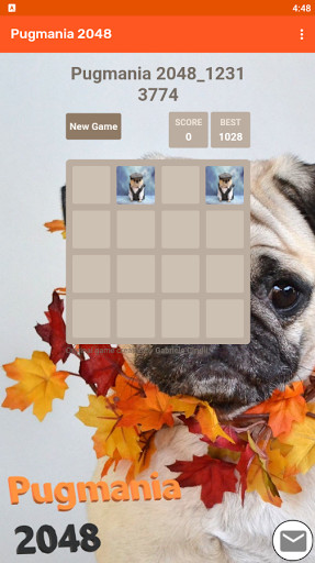 Run android online APK Pugmania 2048 from MyAndroid or emulate Pugmania 2048 using MyAndroid
