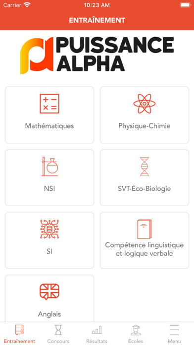Emulate iPhone app Puissance Alpha using MyAndroid