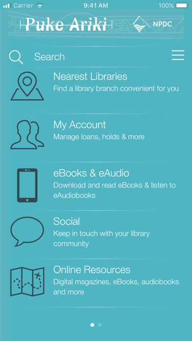 Emulate iPhone app Puke Ariki Libraries using MyAndroid Emulate iPhone app Puke Ariki Libraries using MyAndroid