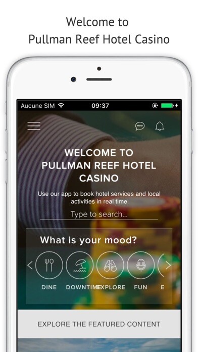 Emulate iPhone app Pullman Reef Hotel Casino using MyAndroid Emulate iPhone app Pullman Reef Hotel Casino using MyAndroid