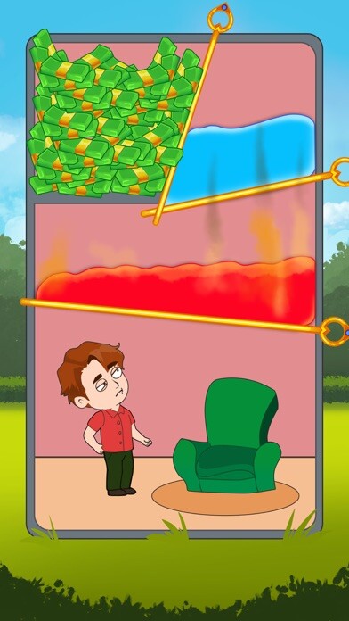 Emulate iPhone app Pull the pin Games Pin Puzzle using MyAndroid