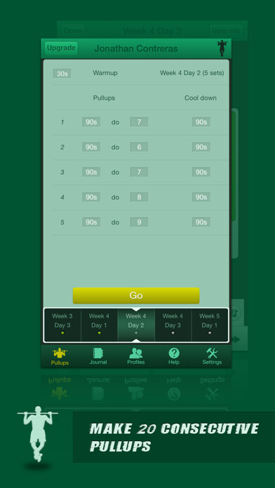 Emulate iPhone app Pullups Coach using MyAndroid Emulate iPhone app Pullups Coach using MyAndroid