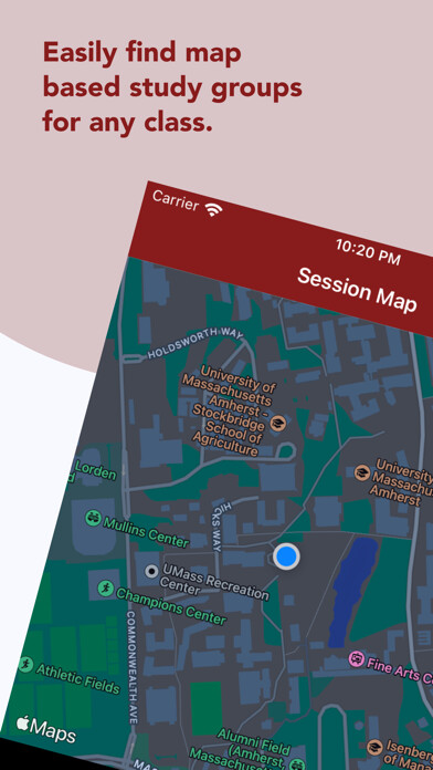 Emulate iPhone app PullUp - Study Groups using MyAndroid