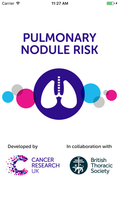 Emulate iPhone app Pulmonary Nodule Risk using MyAndroid Emulate iPhone app Pulmonary Nodule Risk using MyAndroid