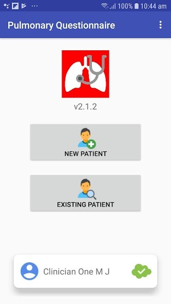Run android online APK Pulmonary Questionnaire from MyAndroid or emulate Pulmonary Questionnaire using MyAndroid
