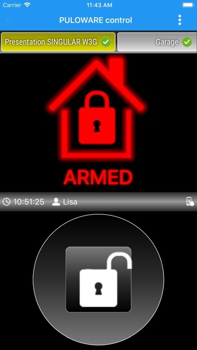 Emulate iPhone app PULOWARE control using MyAndroid