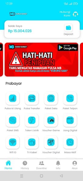Run android online APK Pulsa MB - Agen Pulsa Termurah from MyAndroid or emulate Pulsa MB - Agen Pulsa Termurah using MyAndroid Run android online APK Pulsa MB - Agen Pulsa Termurah from MyAndroid or emulate Pulsa MB - Agen Pulsa Termurah using MyAndroid