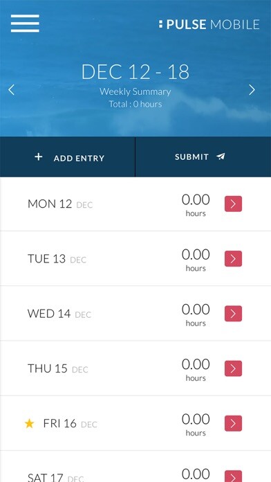 Emulate iPhone app Pulse Timesheets using MyAndroid
