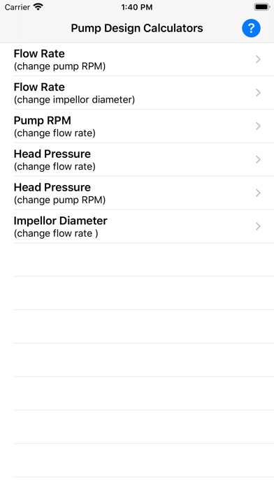 Emulate iPhone app Pump Design Calculator using MyAndroid Emulate iPhone app Pump Design Calculator using MyAndroid