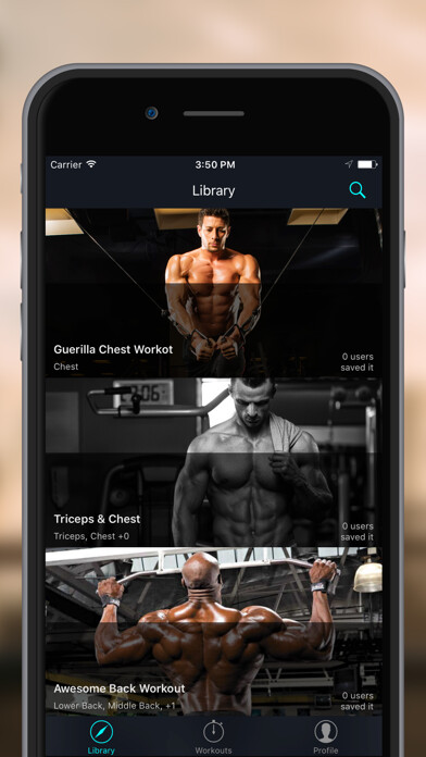 Emulate iPhone app Pumped - Gym app for awesome workouts using MyAndroid Emulate iPhone app Pumped - Gym app for awesome workouts using MyAndroid