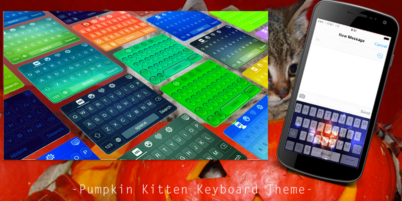 Emulate Android APK Pumpkin Kitten Keyboard Theme