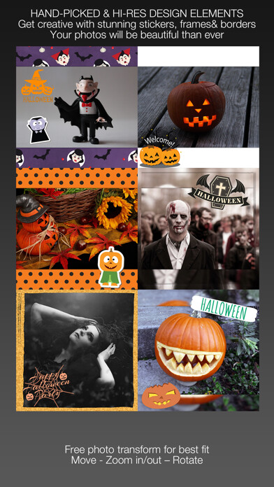 Emulate iPhone app Pumpkin Pic Lab : Spooky Halloween Photo Editor using MyAndroid Emulate iPhone app Pumpkin Pic Lab : Spooky Halloween Photo Editor using MyAndroid