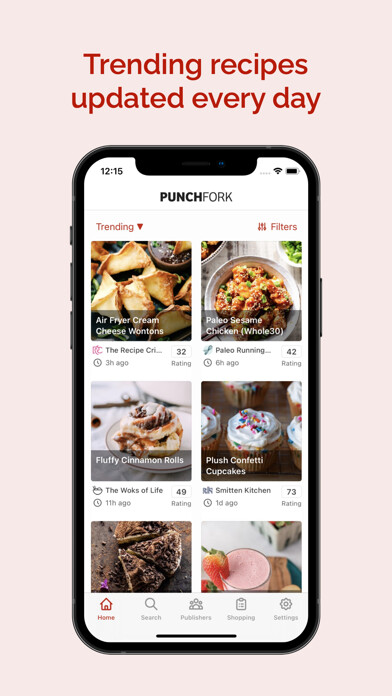 Emulate iPhone app Punchfork using MyAndroid