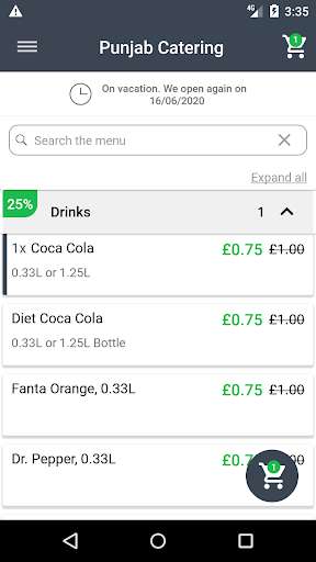 Run android online APK Punjab Catering from MyAndroid or emulate Punjab Catering using MyAndroid