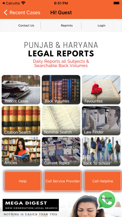 Run android online APK Punjab Haryana Legal Reports from MyAndroid or emulate Punjab Haryana Legal Reports using MyAndroid