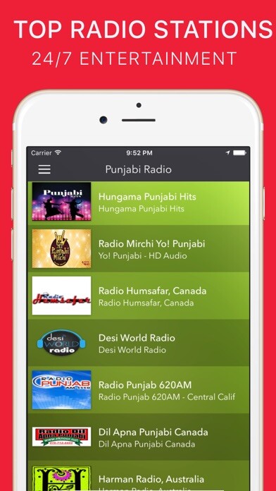 Emulate iPhone app Punjabi Radio - Punjabi Songs using MyAndroid Emulate iPhone app Punjabi Radio - Punjabi Songs using MyAndroid