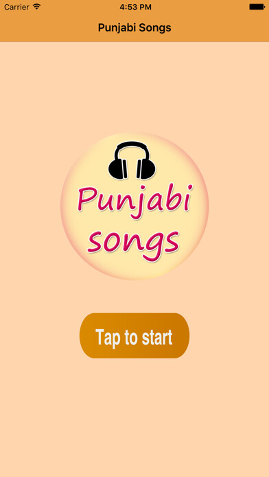 Emulate iPhone app Punjabi Songs lyrics using MyAndroid