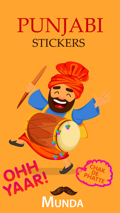 Emulate iPhone app Punjabi Stickers using MyAndroid Emulate iPhone app Punjabi Stickers using MyAndroid