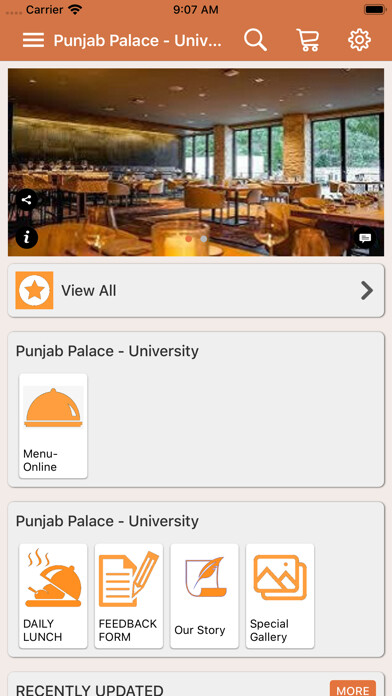 Emulate iPhone app Punjab Palace - University using MyAndroid Emulate iPhone app Punjab Palace - University using MyAndroid