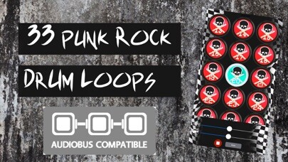 Emulate iPhone app Punk Rock Drum Loops using MyAndroid