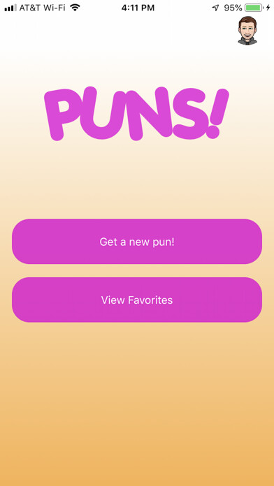Emulate iPhone app Puns! using MyAndroid Emulate iPhone app Puns! using MyAndroid