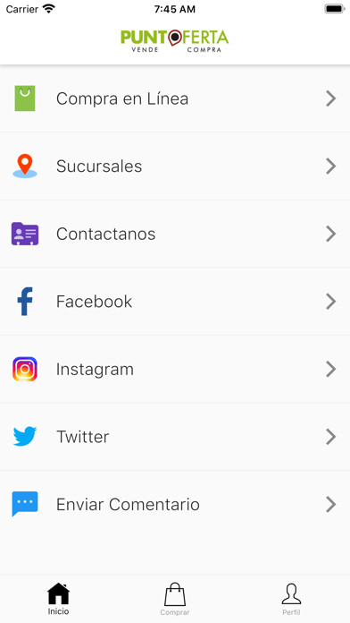 Emulate iPhone app PuntOferta using MyAndroid Emulate iPhone app PuntOferta using MyAndroid