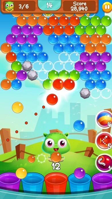 Emulate iPhone app Puppy bubble pop puzzle using MyAndroid Emulate iPhone app Puppy bubble pop puzzle using MyAndroid