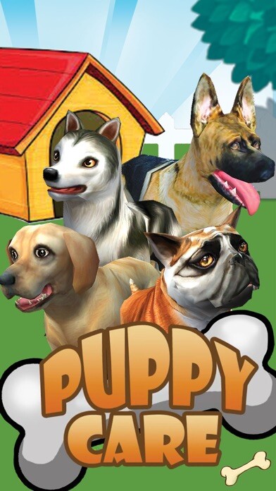 Emulate iPhone app Puppy Care - pet puppies game using MyAndroid