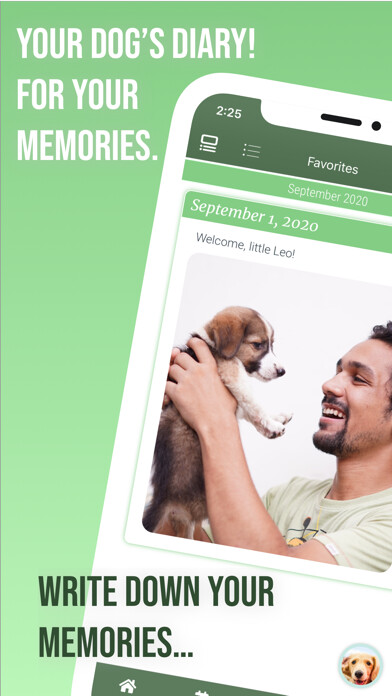 Emulate iPhone app Puppy Journal - Your Dog Diary using MyAndroid