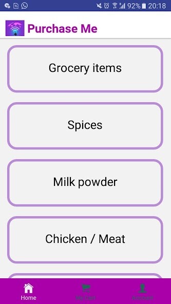 Run android online APK Purchase Me from MyAndroid or emulate Purchase Me using MyAndroid