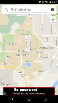 Emulate Android APK Purdue Maps