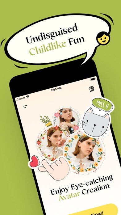 Emulate iPhone app Pure Avatar｜Release Childlike using MyAndroid