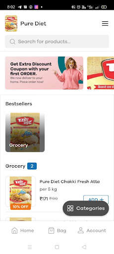 Run android online APK Pure Diet from MyAndroid or emulate Pure Diet using MyAndroid