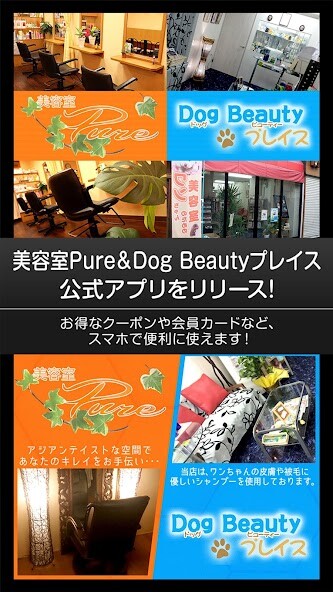 Run android online APK 美容室Pure&Dog Beautyプレイス from MyAndroid or emulate 美容室Pure&Dog Beautyプレイス using MyAndroid Run android online APK 美容室Pure&Dog Beautyプレイス from MyAndroid or emulate 美容室Pure&Dog Beautyプレイス using MyAndroid