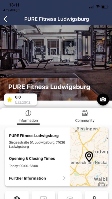 Emulate iPhone app PURE FITNESS & WELLNESS using MyAndroid