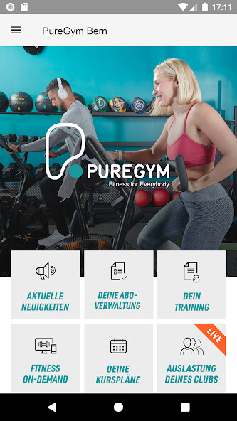 Run android online APK PureGym from MyAndroid or emulate PureGym using MyAndroid