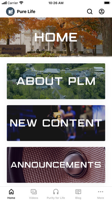 Emulate iPhone app Pure Life Ministries using MyAndroid Emulate iPhone app Pure Life Ministries using MyAndroid