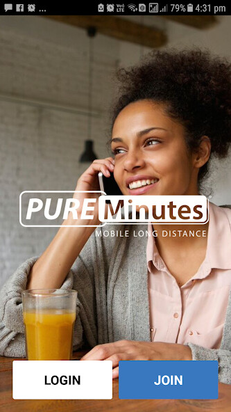 Emulate iPhone app PURE MINUTES using MyAndroid