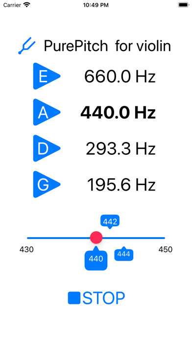 Emulate iPhone app Pure Pitch for Violin1 using MyAndroid Emulate iPhone app Pure Pitch for Violin1 using MyAndroid