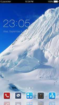 Emulate Android APK Pure Snow Mountain Theme