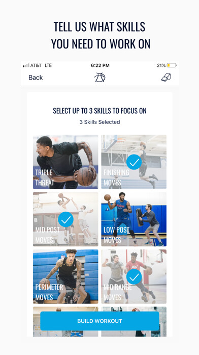 Emulate iPhone app Pure Sweat Basketball Workouts using MyAndroid