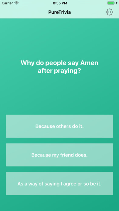 Emulate iPhone app Pure Trivia using MyAndroid Emulate iPhone app Pure Trivia using MyAndroid