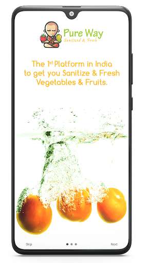 Run android online APK Pure Way - Sanitized & Fresh-Vegetables & Fruits from MyAndroid or emulate Pure Way - Sanitized & Fresh-Vegetables & Fruits using MyAndroid