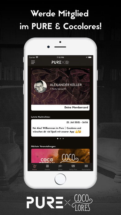 Emulate iPhone app PURE x COCOLORES CLUB using MyAndroid Emulate iPhone app PURE x COCOLORES CLUB using MyAndroid