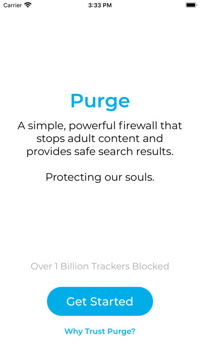 Emulate iPhone app Purge: Porn Blocker & Safe DNS using MyAndroid