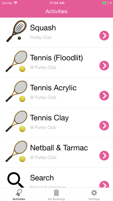 Emulate iPhone app Purley Sports Club using MyAndroid Emulate iPhone app Purley Sports Club using MyAndroid