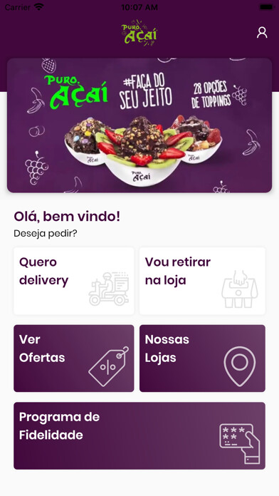 Emulate iPhone app Puro Açaí using MyAndroid Emulate iPhone app Puro Açaí using MyAndroid